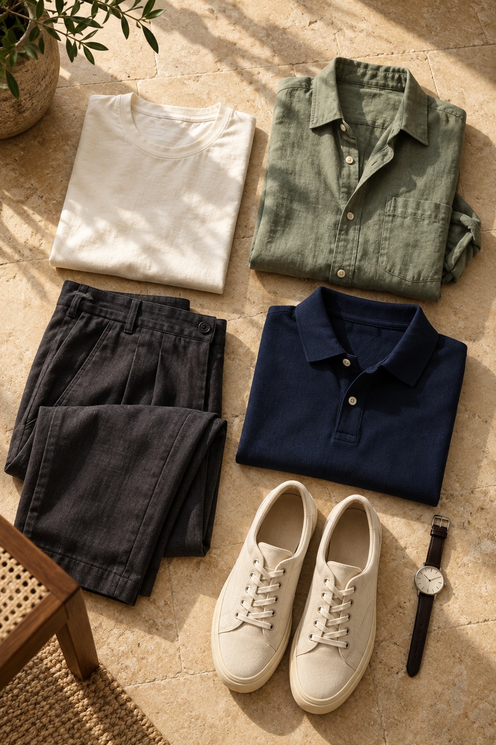 The 5-Piece Minimalist Airport to Dinner Wardrobe