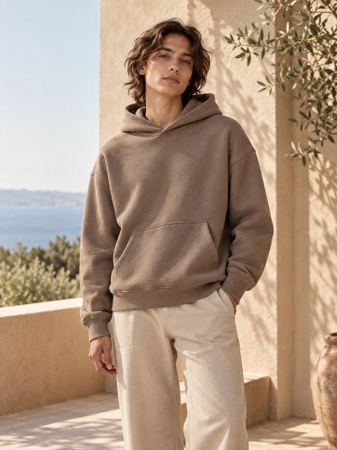 High-Transit Breathable Travel Hoodie in Charcoal Grey